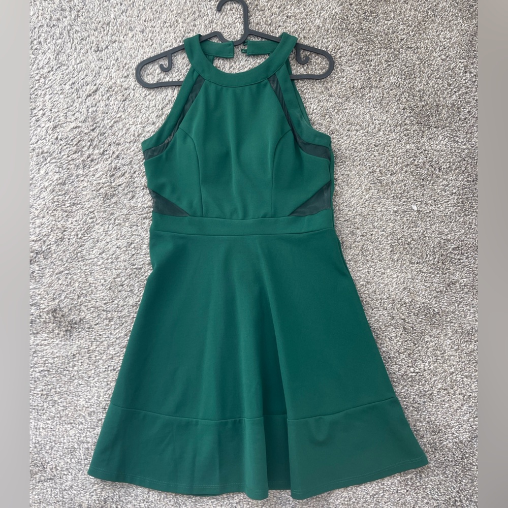 Dark Green Dress